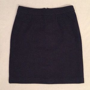 Chadwick’s NWOT Checked Wool Skirt 10